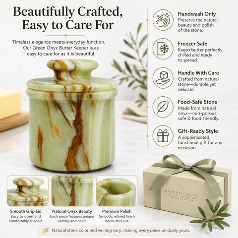 OceanicX butter keeper on breakfast tray enhancing kitchen styling and convenience