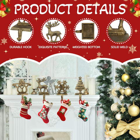 OCTERIC Santa profile image highlighting silhouette and weight for stable stocking support