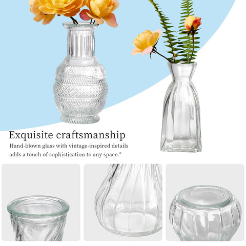 ODBCYWM clustered bud vases as a table centerpiece offering layered visual interest