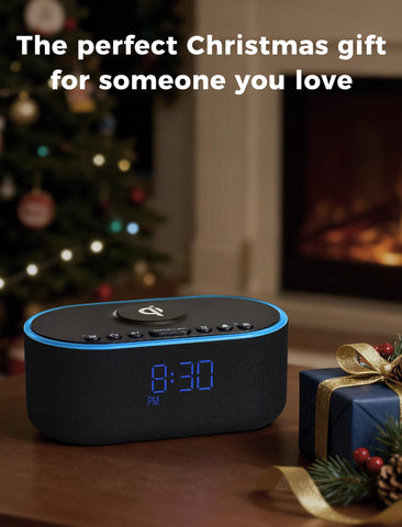 Odokee on a bedside table streaming music to create a relaxing atmosphere