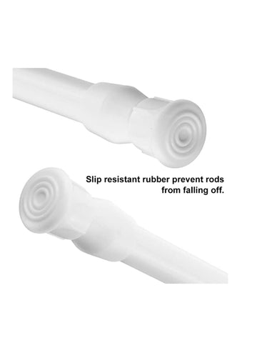 OESLIRT rod in use with window curtain for quick install