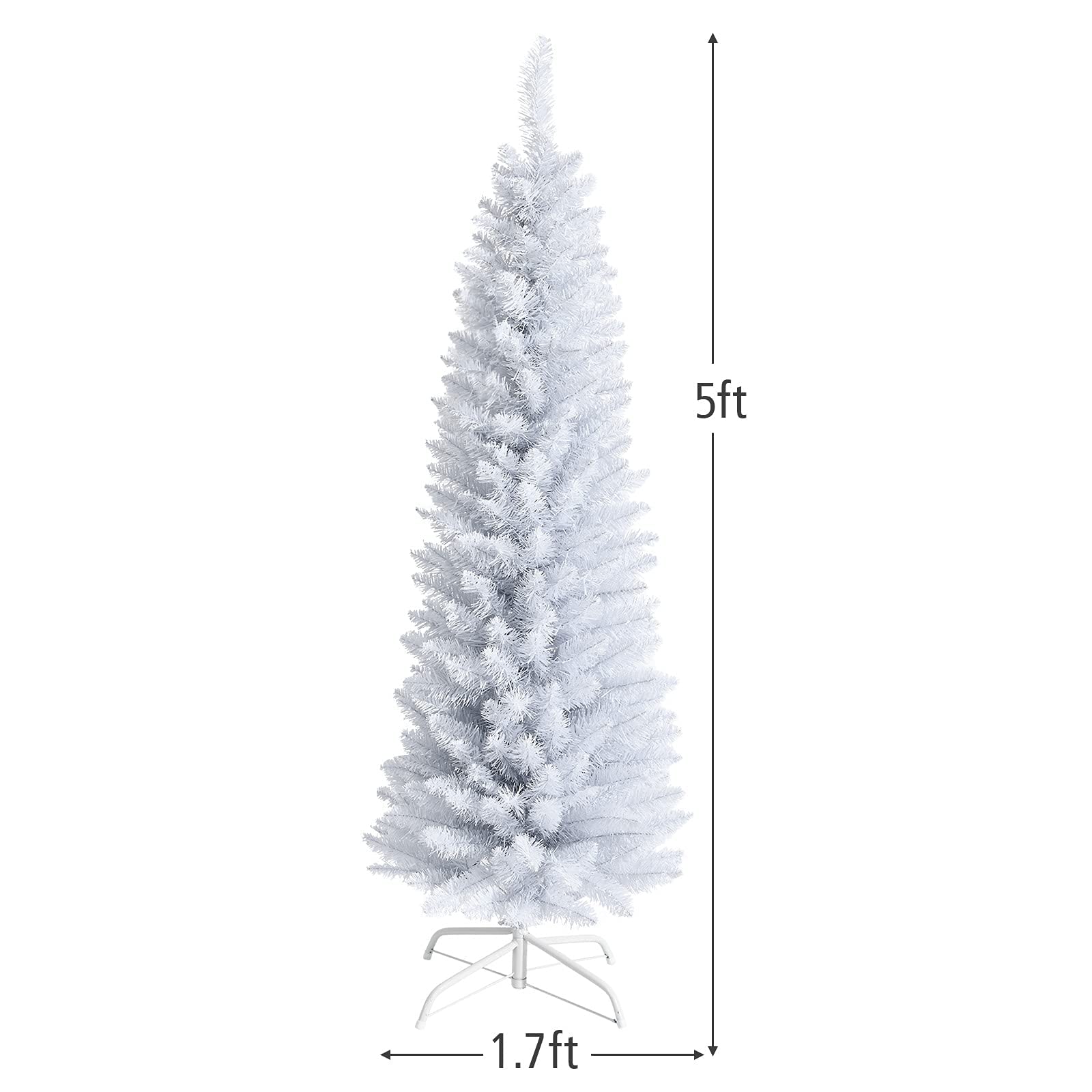 OFFICEJOY height comparison showing 5ft tree scale for apartment and retail placement