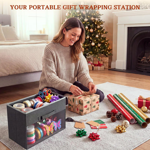 Ofiray-home bottom compartment holding gift bags to save floor space