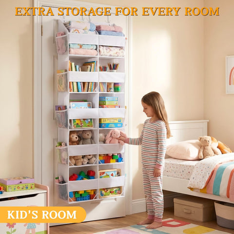 Ofiray-home organizer in use with shoes and toys illustrating heavy-item support