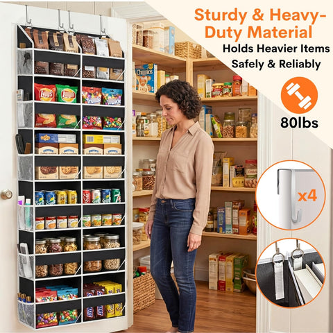 Ofiray-home mesh side pockets detail holding small items for accessibility