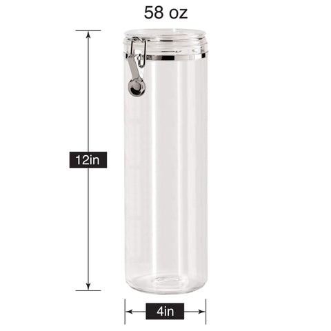 Oggi canister on kitchen counter adding tidy, decorative storage benefit