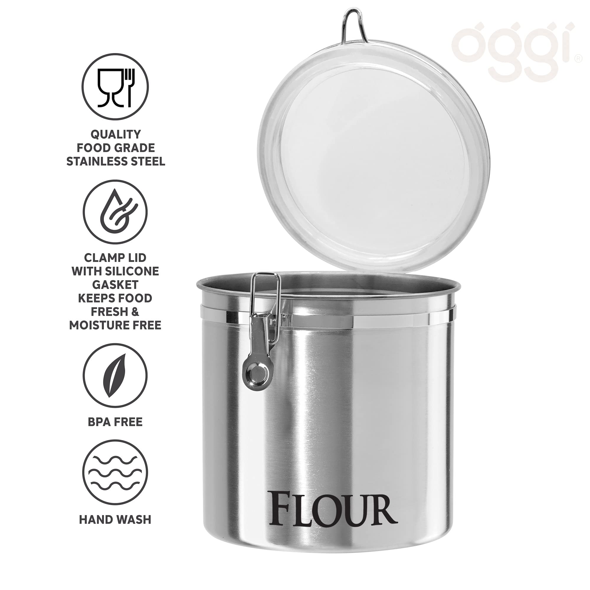 Oggi silicone seal detail demonstrating airtight protection for freshness