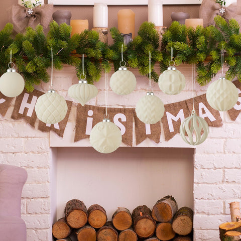 Ohapishop ornaments arranged on a decorated tree adding elegant depth and warm ambiance