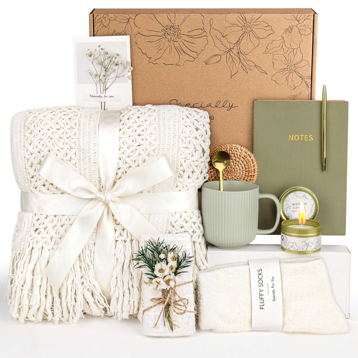 OHATOS front box view showcasing sage green gift presentation and calm aesthetic