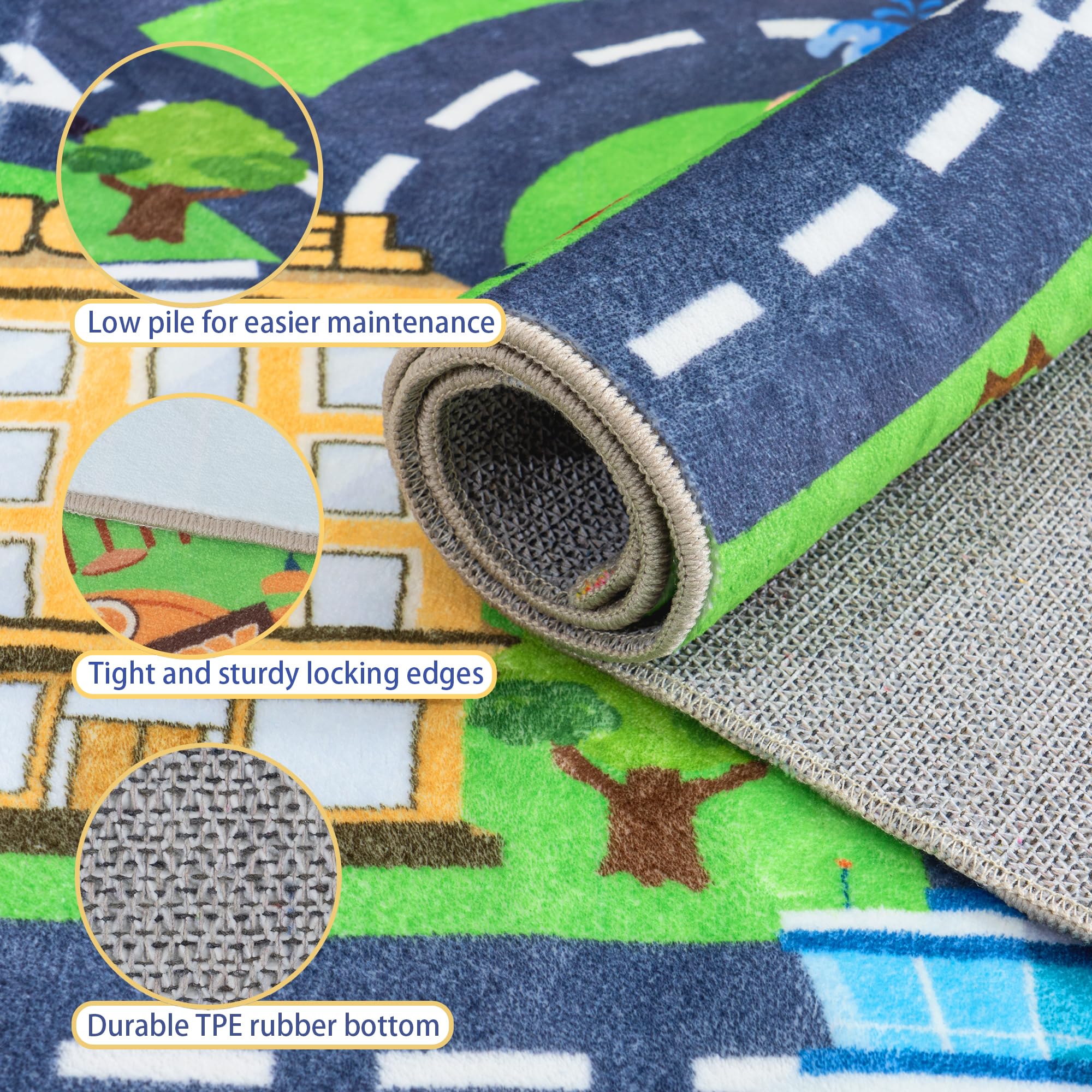 OHDS reinforced edge stitching preventing curl and extending durability