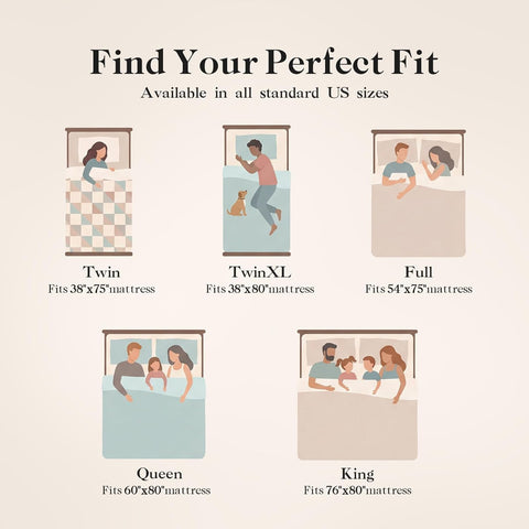 OhGeni person smoothing topper on mattress illustrating simple installation benefit