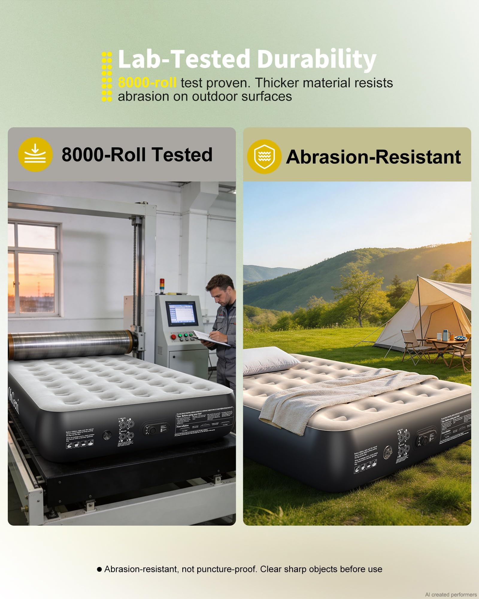 OhGeni non-slip bottom detail to prevent mattress movement