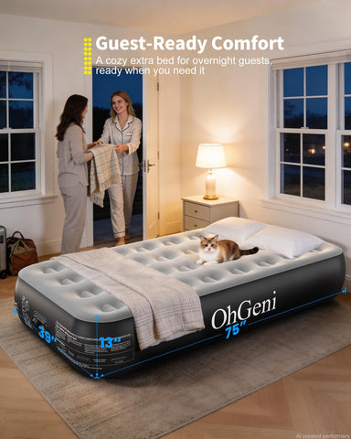 OhGeni non-slip bottom detail preventing mattress movement