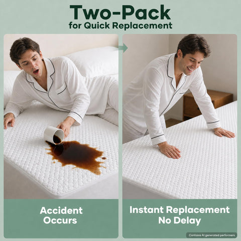 OhGeni deep pocket fit hugging mattress corners snugly