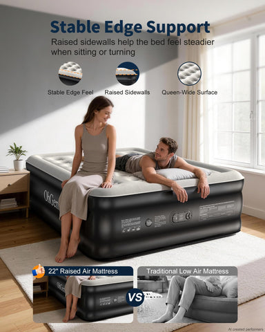 OhGeni textured top close-up demonstrating stable sleep surface and friction benefit