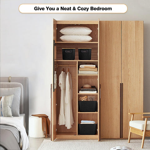 Ohmlove bins in pantry organizing snacks for quick access and order