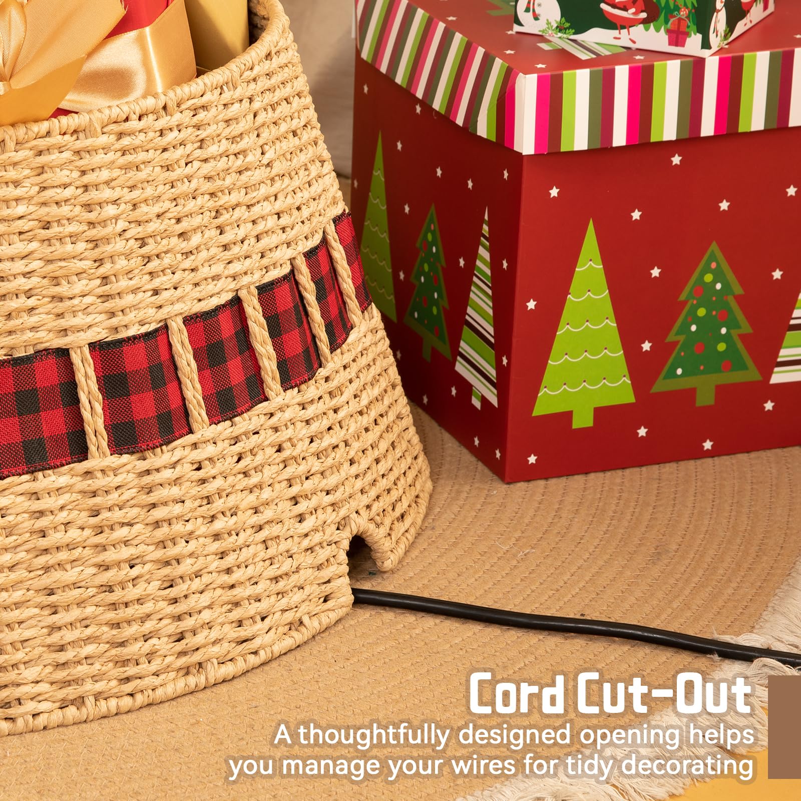 OIAHOMY folded collar flat illustrating compact storage after the holidays