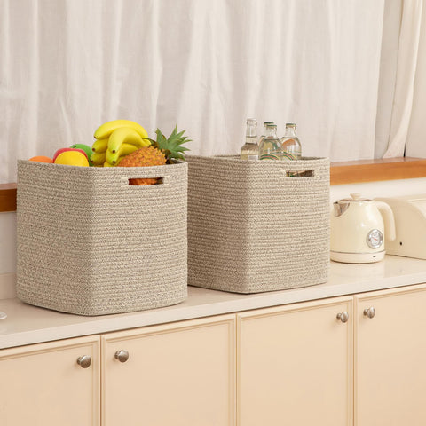 OIAHOMY folded flat storage bin showing space-saving collapse for off-season storage