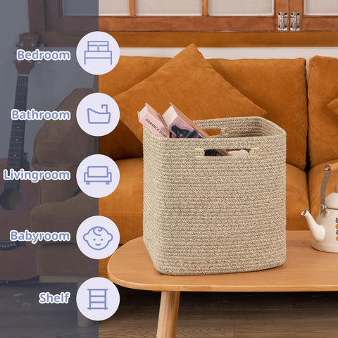 OIAHOMY cube shelf setup demonstrating perfect fit and neat visual storage