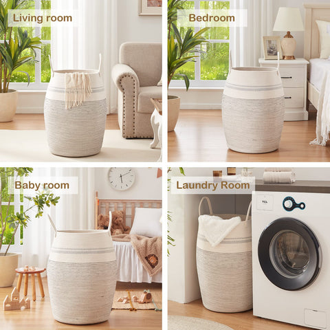 OIAHOMY lifestyle in bedroom showing decorative storage benefit