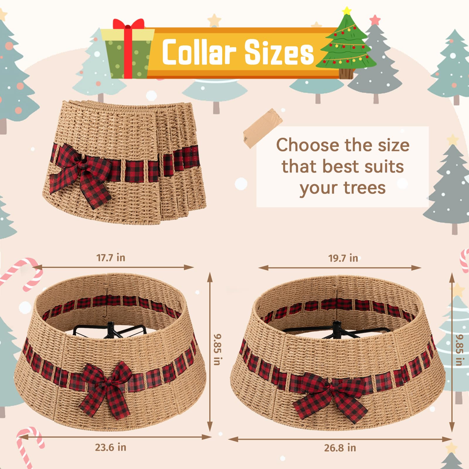 OIAHOMY snowflake stickers shown on collar for customizable holiday decoration