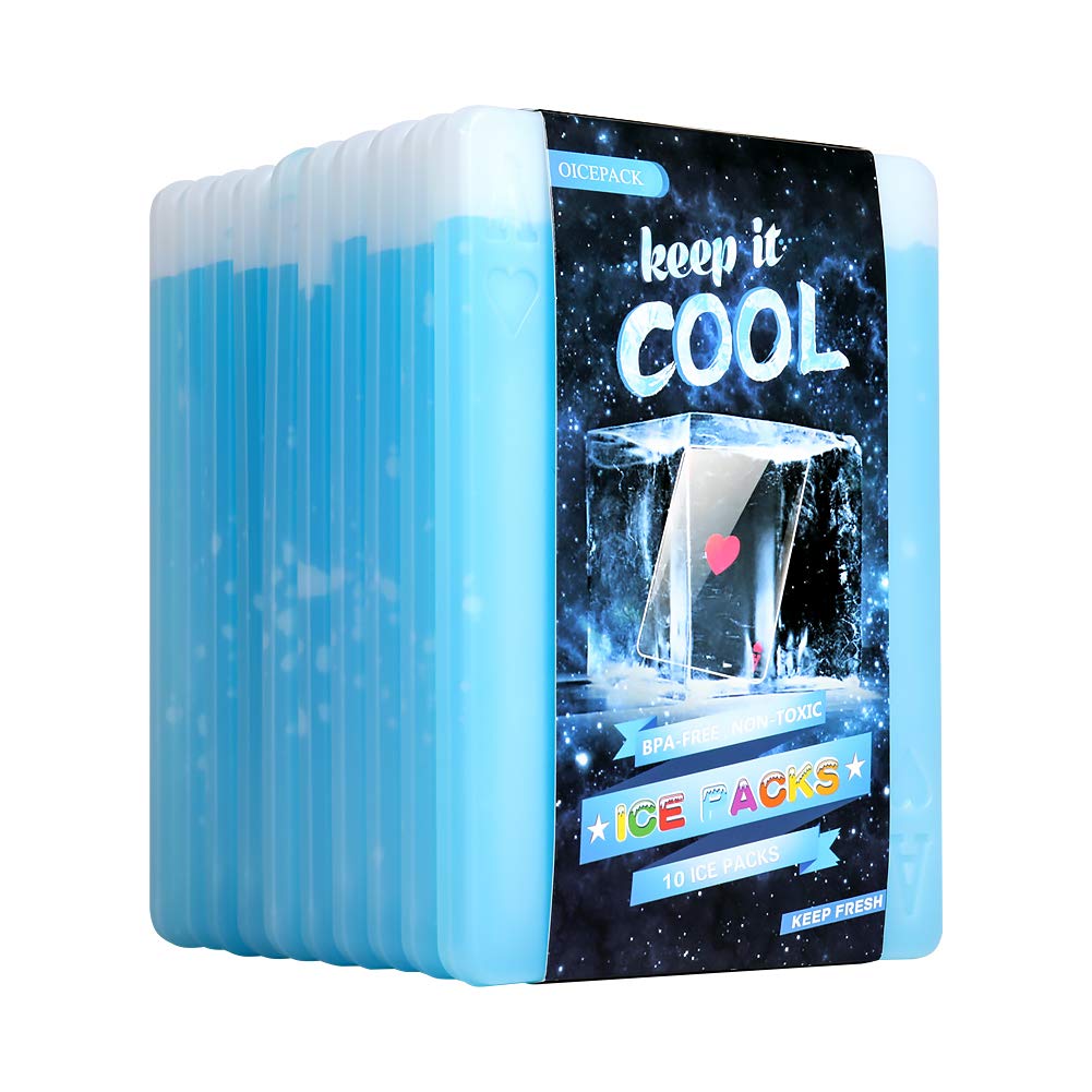 OICEPACK front view showing slim poker-heart design for compact cooling