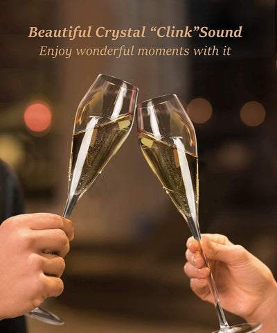 OJA close-up of thin crystal rim highlighting delicate craftsmanship benefit