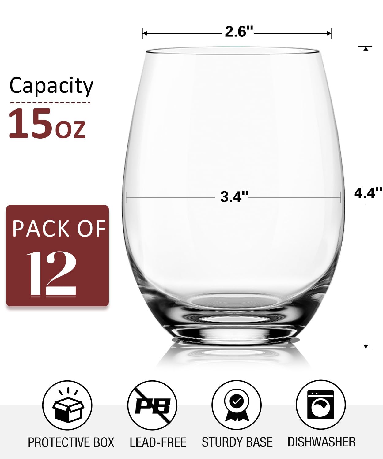 OJA close-up of smooth rim and tapered mouth concentrating aromas for better tasting