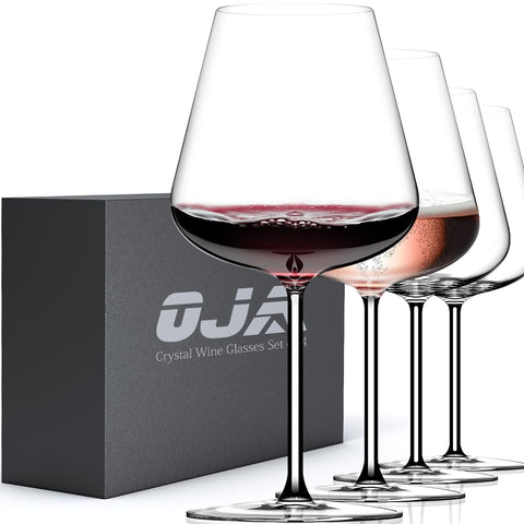 OJA front view boxed set showing elegant crystal and gift presentation