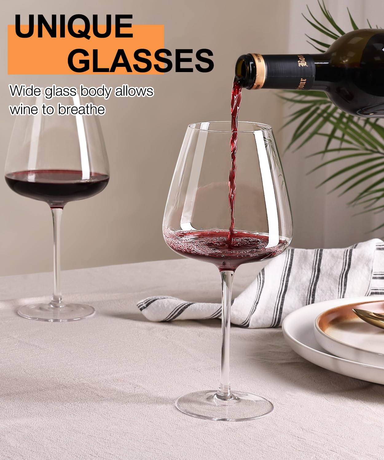OJA set on a dining table showing elegant presentation for entertaining