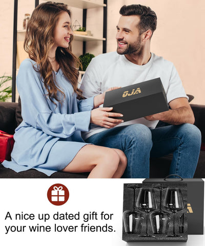 OJA packaging gift box ready to present as an elegant wine lover gift