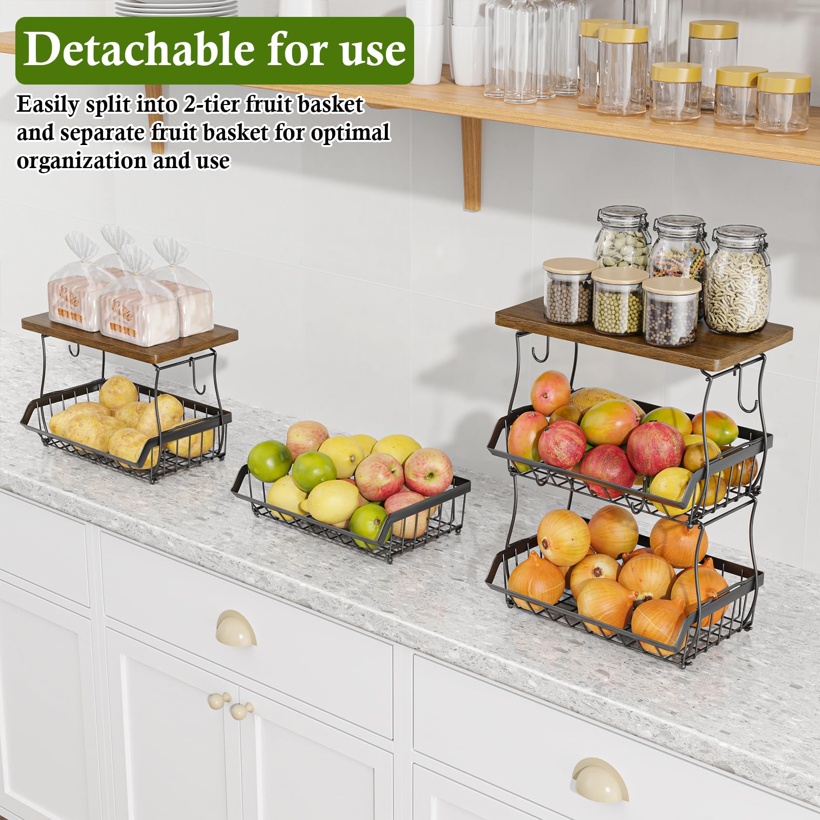 OKZEST in pantry shows versatile organization for vegetables and cans