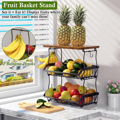 OKZEST wire basket detail shows airflow design keeping produce fresh