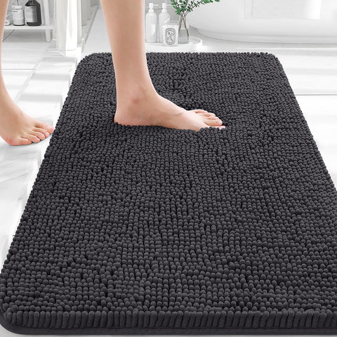 OLANLY front view of 36x24 rug showing plush comfort and cozy feel