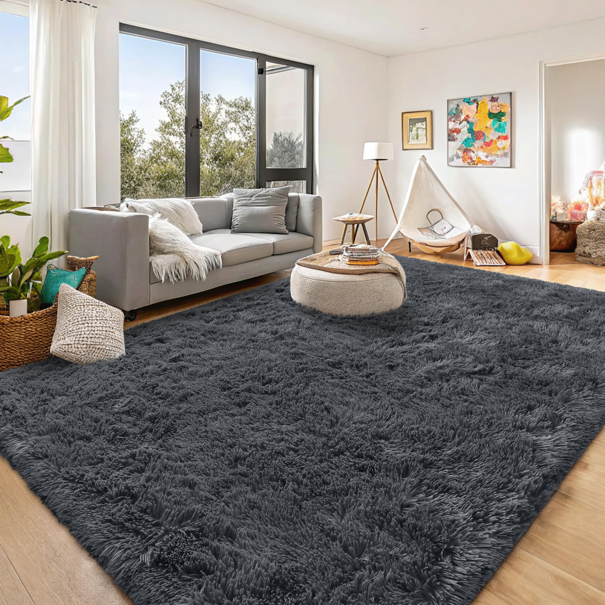 OLANLY beside bed showing size and added bedside comfort for mornings