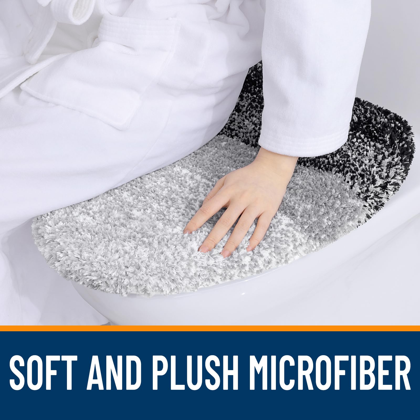 OLANLY close-up of plush microfiber texture for extra comfort