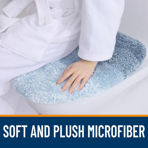 OLANLY close-up of microfiber pile showing softness and luxury feel
