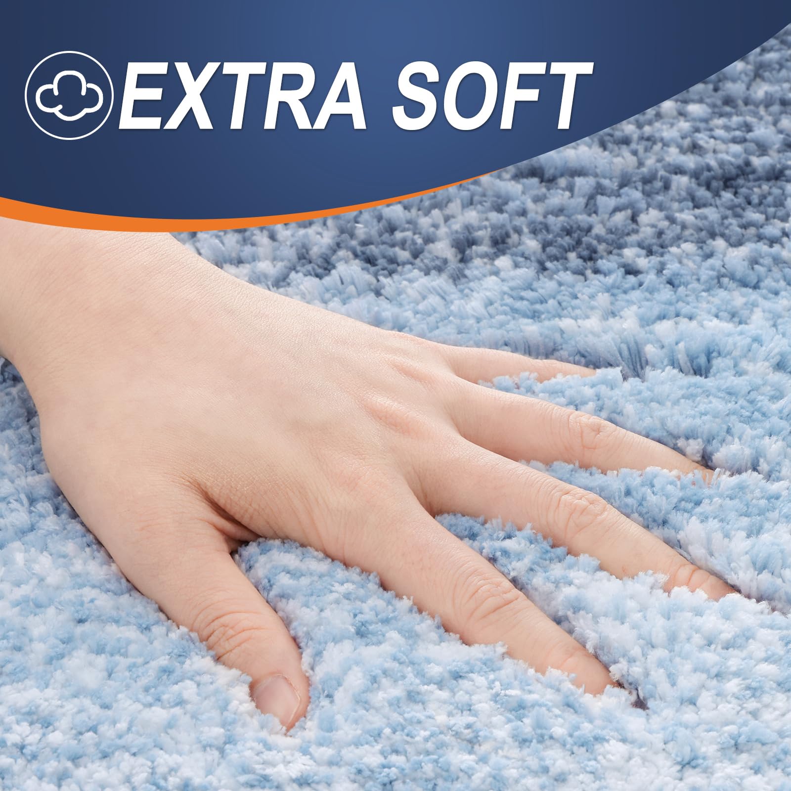 OLANLY close-up microfiber pile texture highlighting fast absorbency