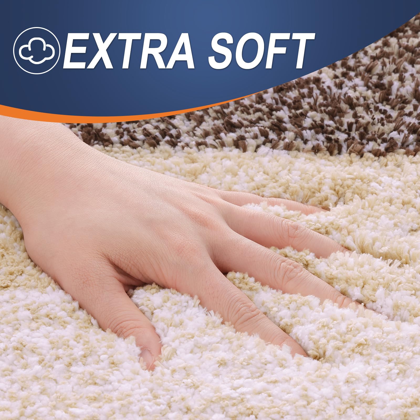 OLANLY closeup of dense microfiber pile highlighting absorbent softness