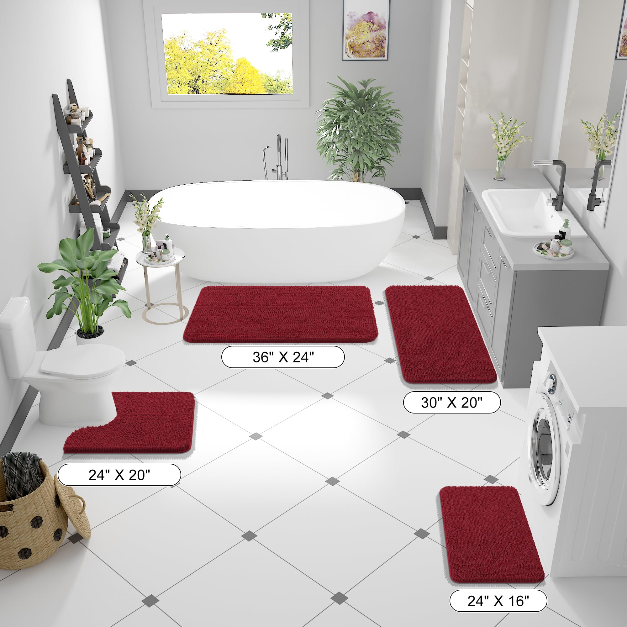 OLANLY multiple color options displayed to show style and decor matching benefit