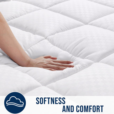 OLANLY deep pocket elastic detail showing secure fit for deep mattresses