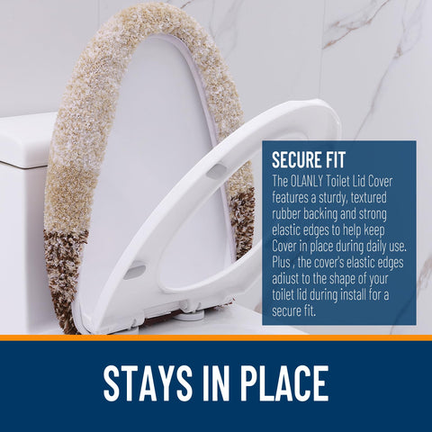 OLANLY elastic edge being stretched to demonstrate secure fit