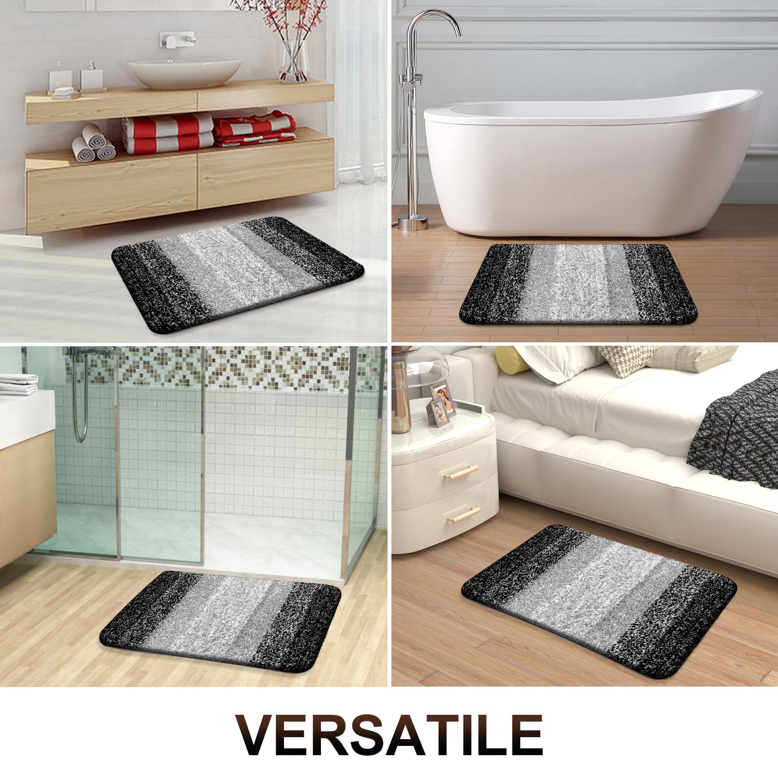 OLANLY folded rug ready for washing showing easy-care, long-lasting softness