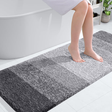 OLANLY front view of runner showing elegant gradient stripe and soft look for style