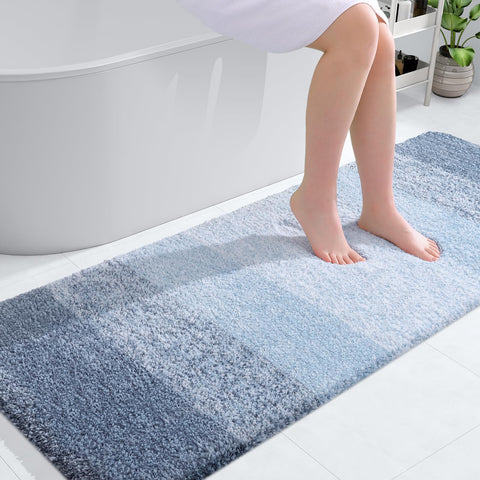 OLANLY front view of runner showing gradient stripes and soft comfort