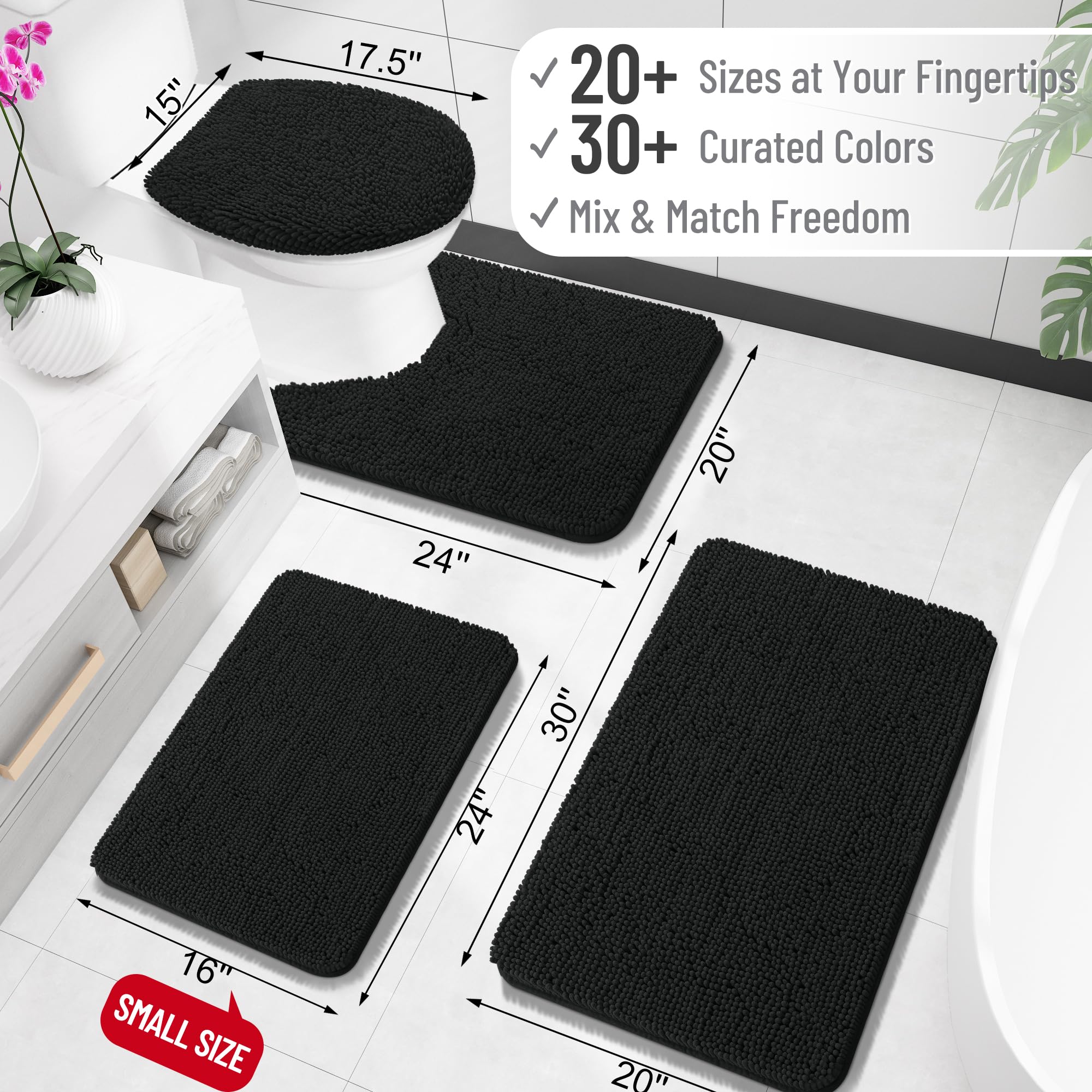 OLANLY chenille fibers close-up highlighting plush feel and absorbency