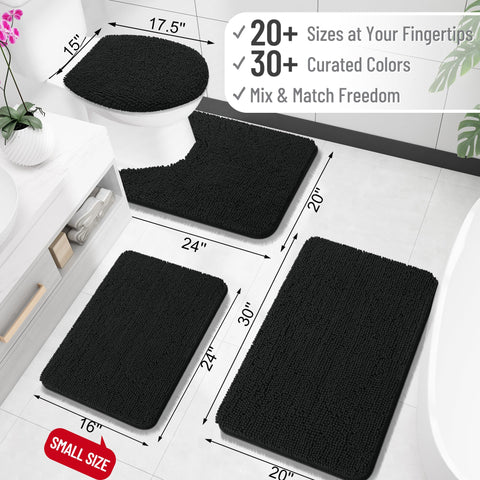 OLANLY chenille fibers close-up highlighting plush feel and absorbency