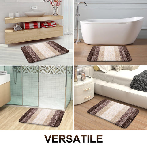 OLANLY styled bathroom scene creating a cozy coordinated spa look
