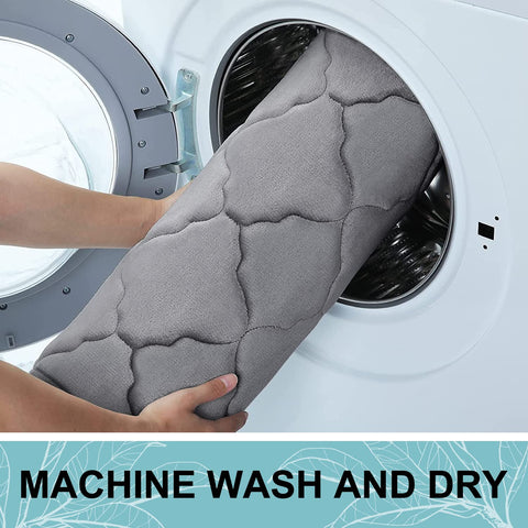 OLANLY washing instructions label indicating machine-washable convenience