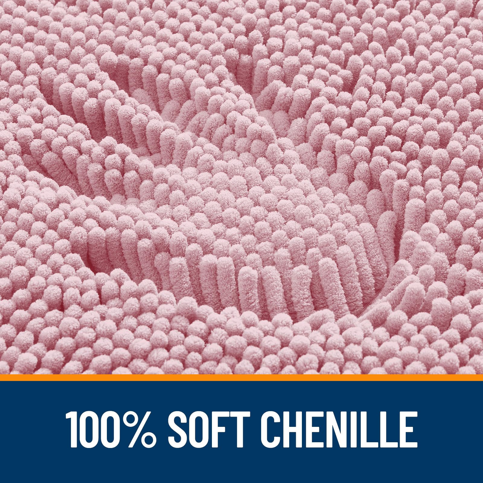OLANLY textured TPR backing detail demonstrating secure non-slip grip